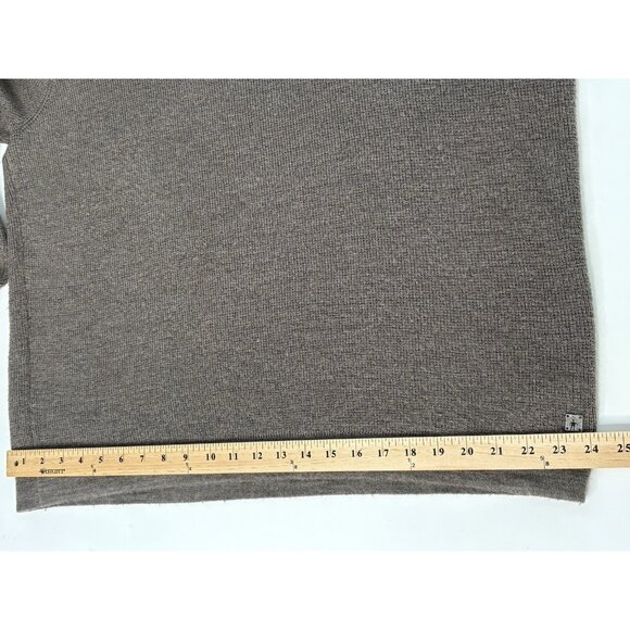 Smartwool Cheyenne Creek Crewneck Sweater Merino Wool Blend Taupe Men’s XXL - Picture 11 of 14